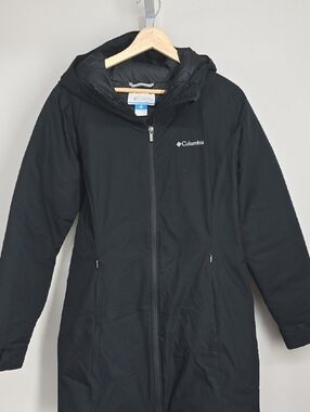 Columbia Black Hooded Ski & Snow Jacket